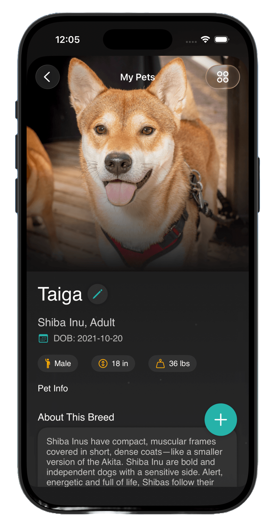 Create your dog's profile